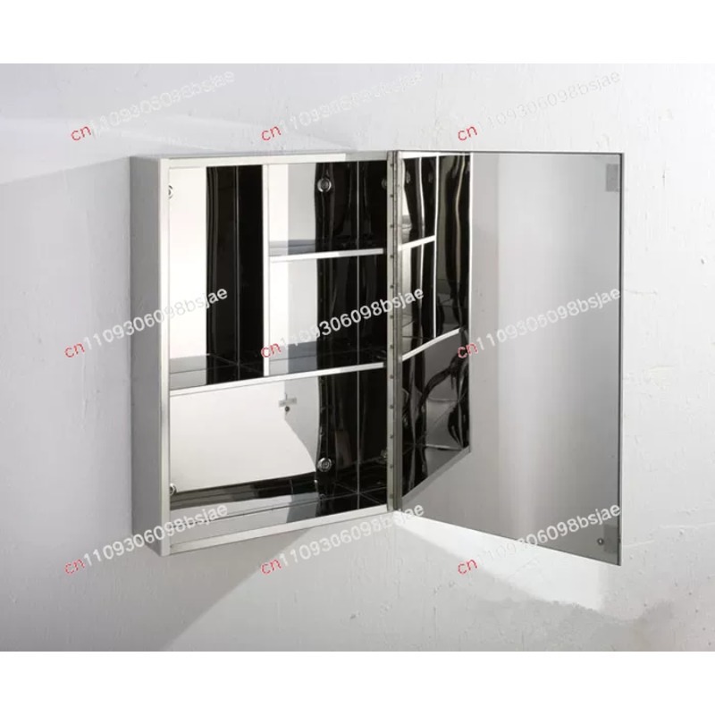 Bathroom Cabinet Mirror - Szafka lustrzana ze stali nierdzewnej 304,