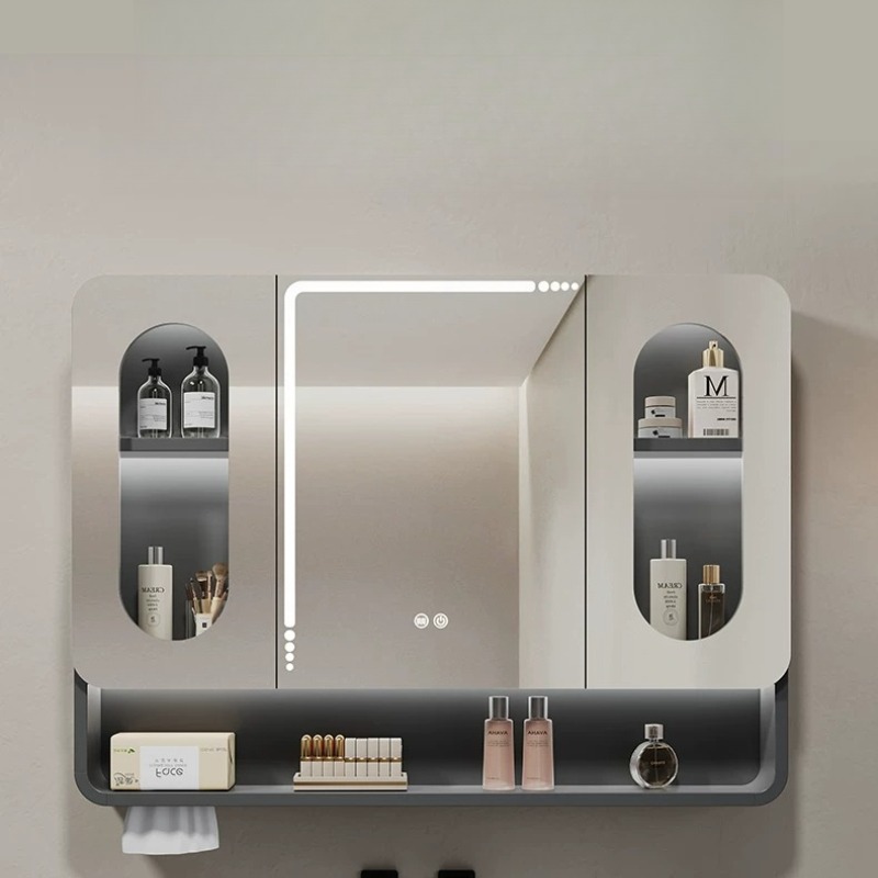 Bathroom Cabinet Mirror - Lustro łazienkowe z podświetleniem LED, dotykowe,