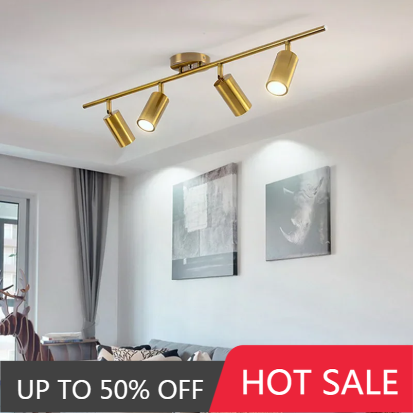 Home Bathroom Design Simple - Lampa sufitowa LED montowana na powierzchni,
