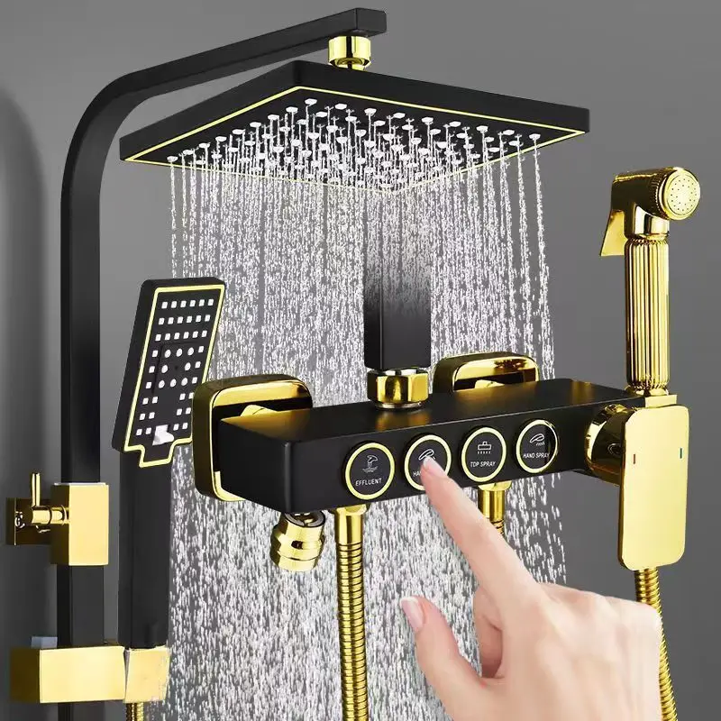 Home Bathroom Equipment - Kompletny zestaw prysznicowy ze stali nierdzewnej