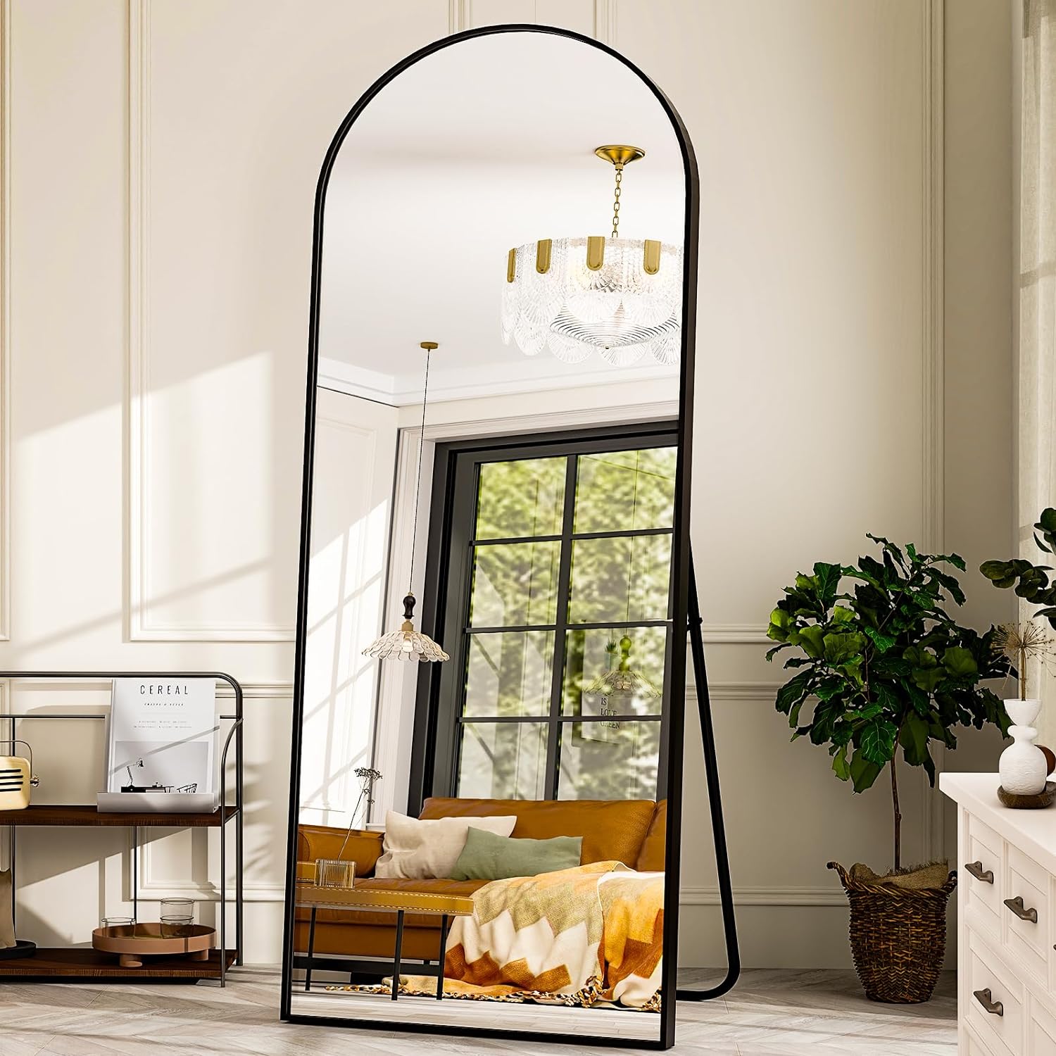 Home Bathroom Glass - Lustro łukowe na całej długości 66