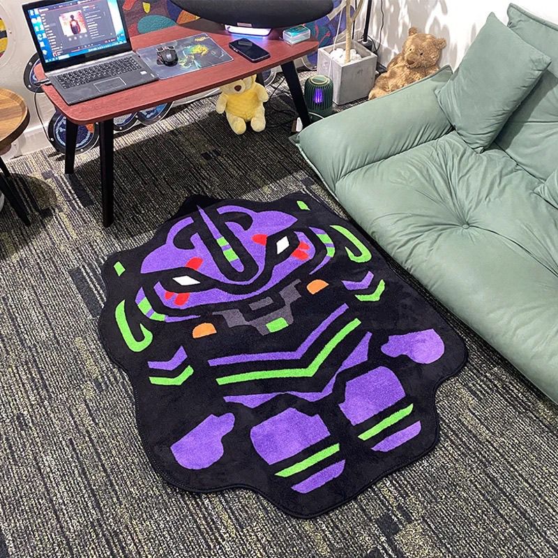 Home Bathroom Floor Mats - NEON GENESIS EVANGELION Dywanik Pluszowy Designerski