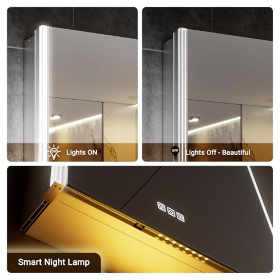 Lustro do szafki łazienkowej z – Bathroom Cabinet Mirror recenzja i cena