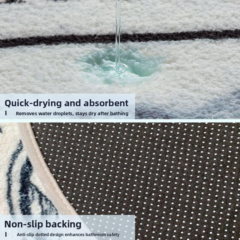 Antypoślizgowa mata łazienkowa – Home Bathroom Floor Mats recenzja i cena