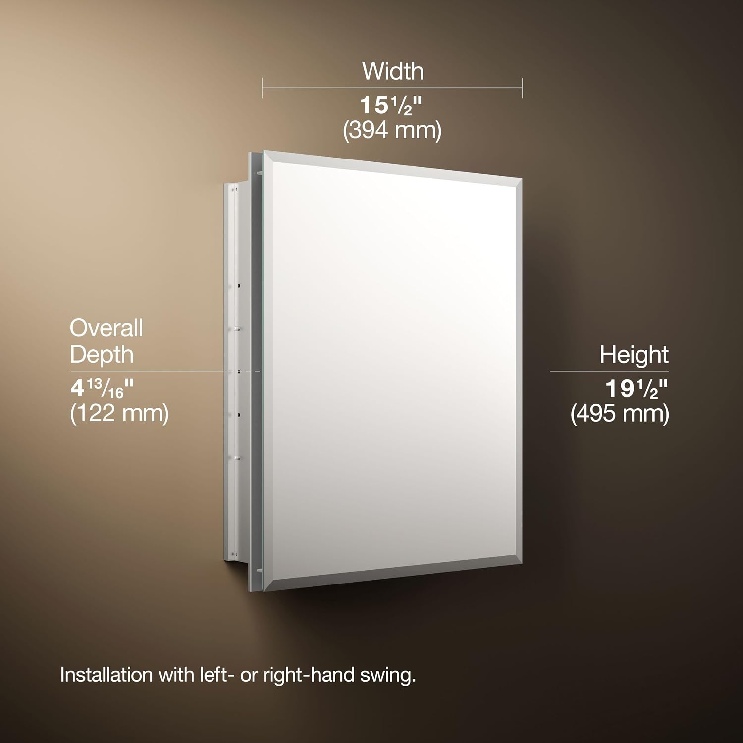Bezramkowa szafka z lustrem ła – Bathroom Cabinet Mirror recenzja i cena