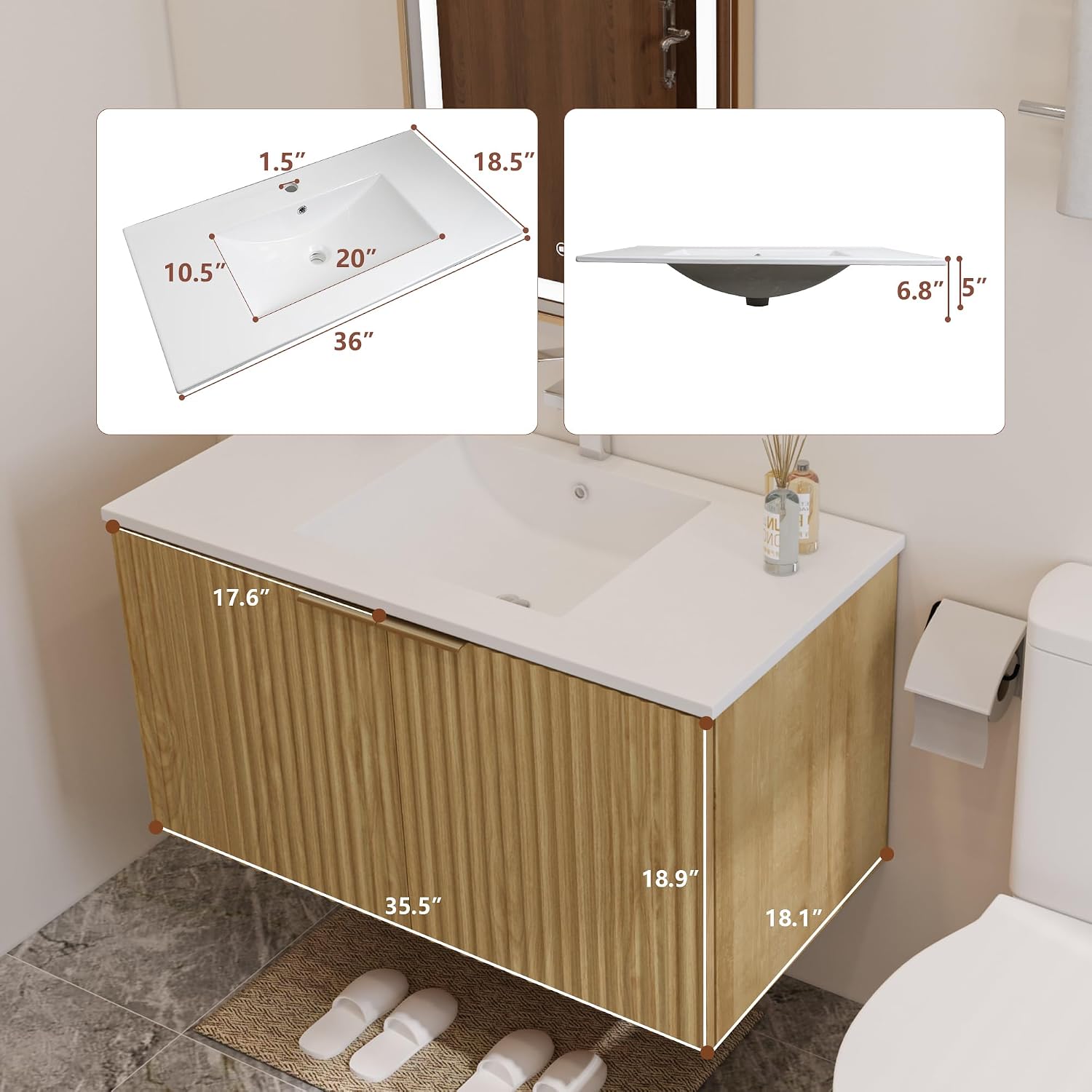 Nowoczesna wisząca szafka łazi – Home Bath recenzja i cena