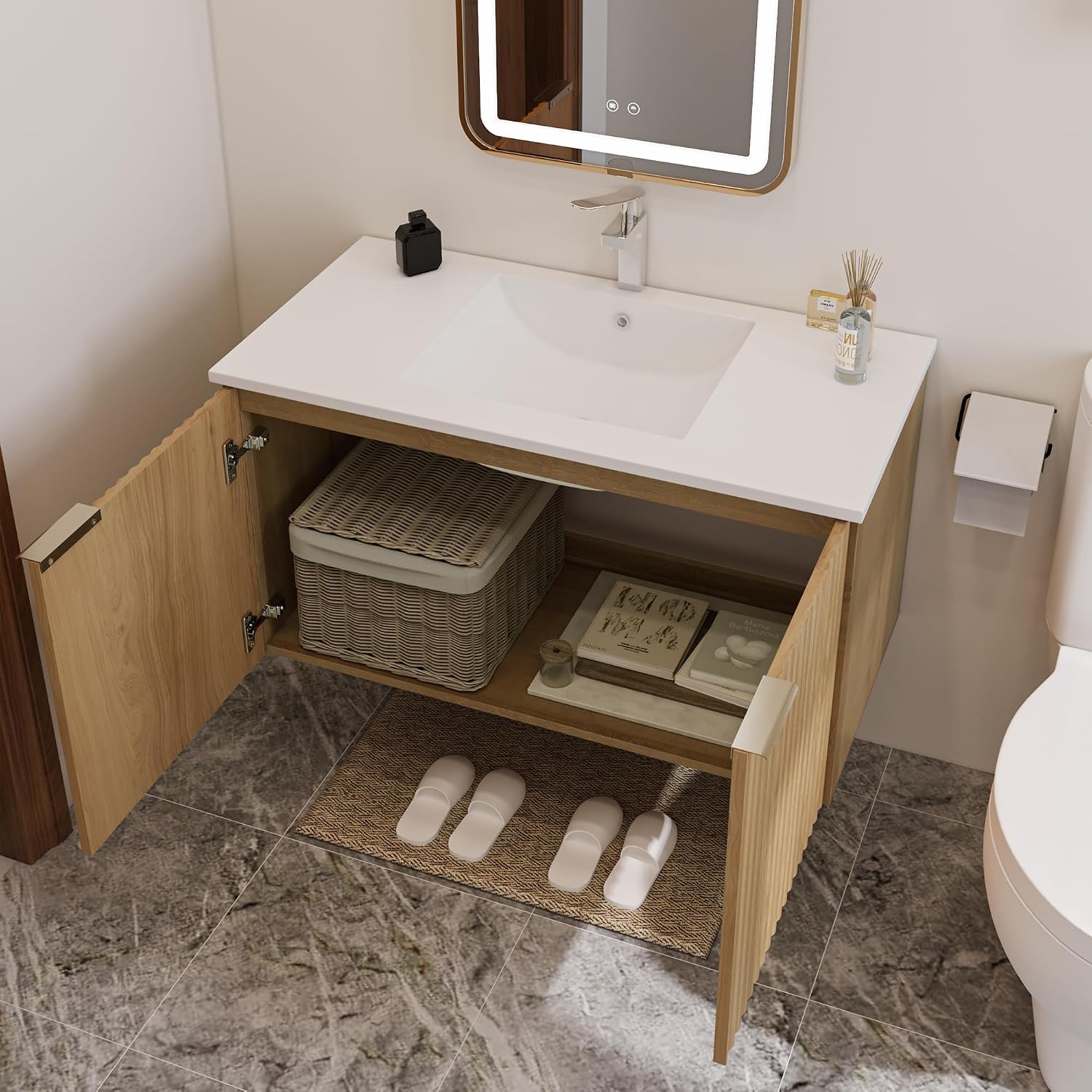 Nowoczesna wisząca szafka łazi – Home Bath recenzja i cena