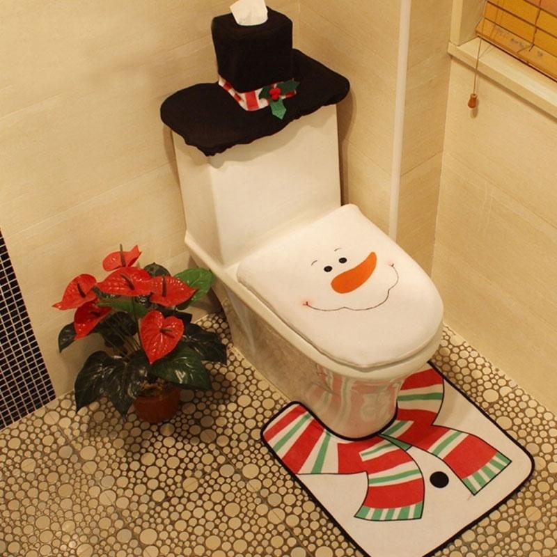 3-częściowy zestaw świątecznyc – Home Bathroom Rugs recenzja i cena