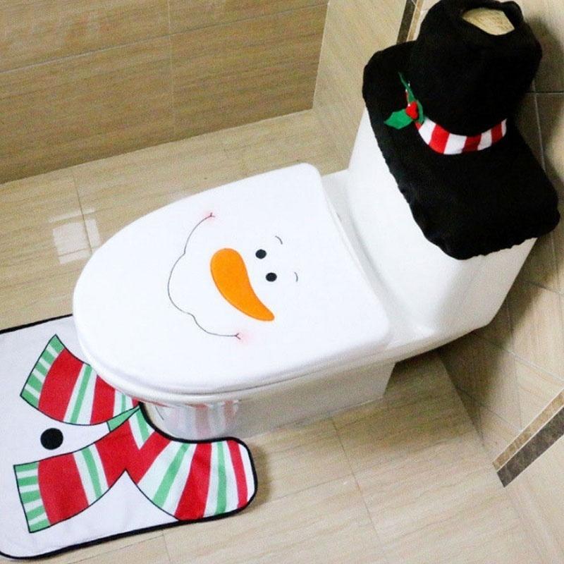 3-częściowy zestaw świątecznyc – Home Bathroom Rugs recenzja i cena