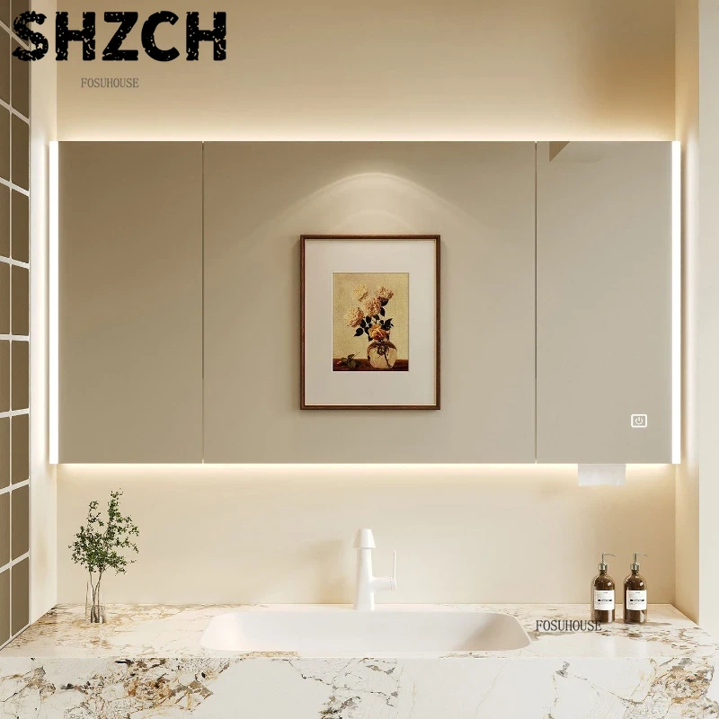 Nowoczesne, pogrubione lustro  – Bathroom Cabinet Mirror recenzja i cena