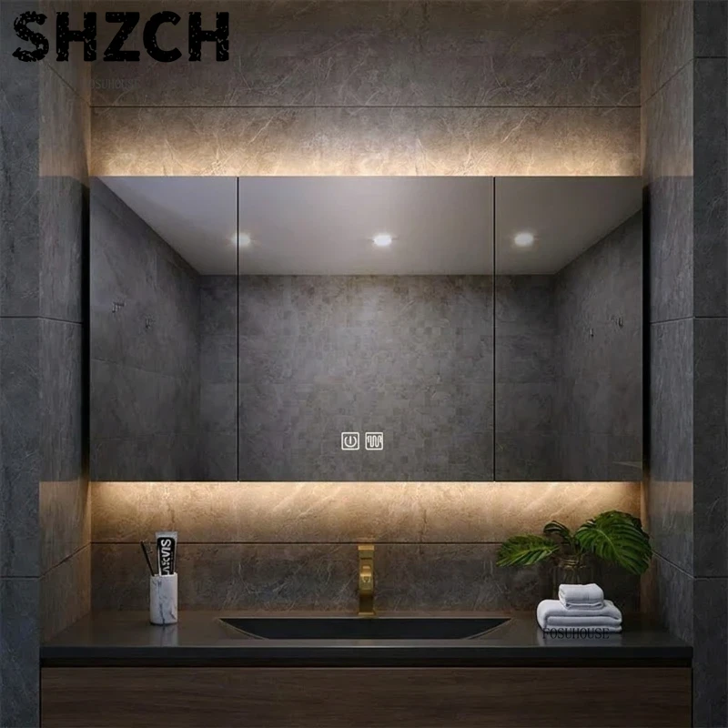 Nowoczesne, pogrubione lustro  – Bathroom Cabinet Mirror recenzja i cena