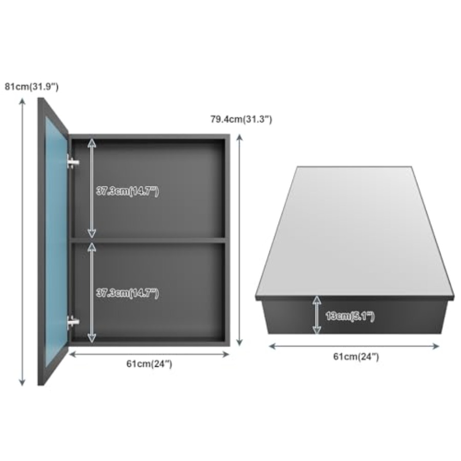 Szafka łazienkowa na leki, met – Bathroom Cabinet Mirror recenzja i cena