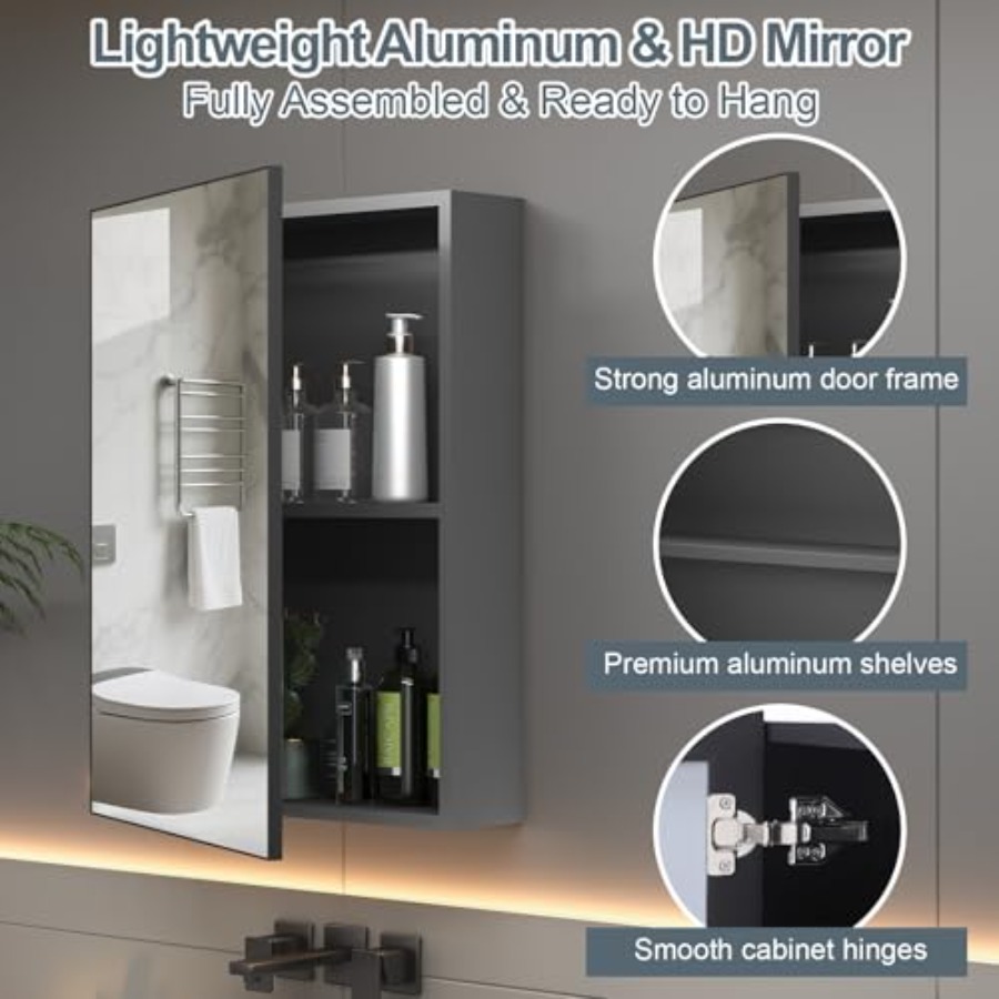 Szafka łazienkowa na leki, met – Bathroom Cabinet Mirror recenzja i cena