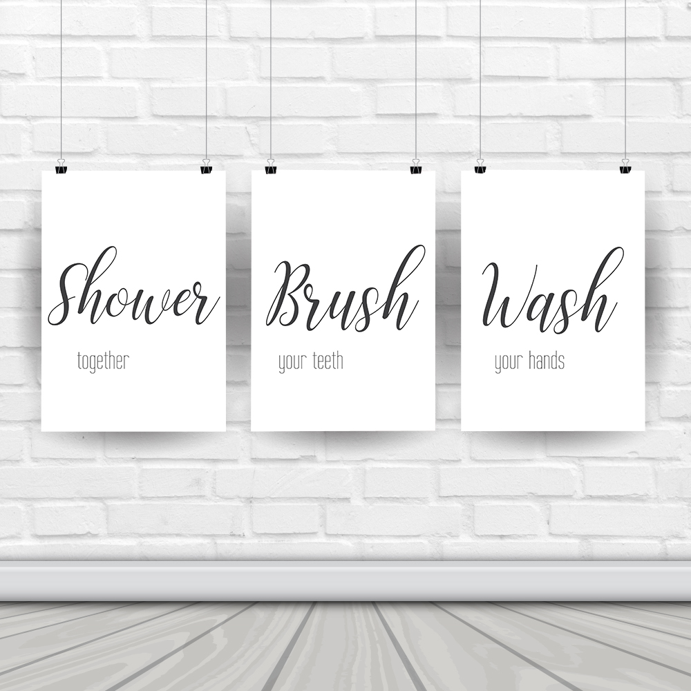Wall Art Canvas Painting Funny – Home Bathroom Rules recenzja i cena