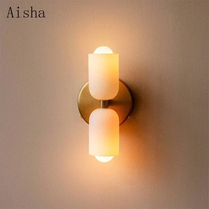 Szklana lampa ścienna Prosty p – Home Bathroom Design Simple recenzja i cena