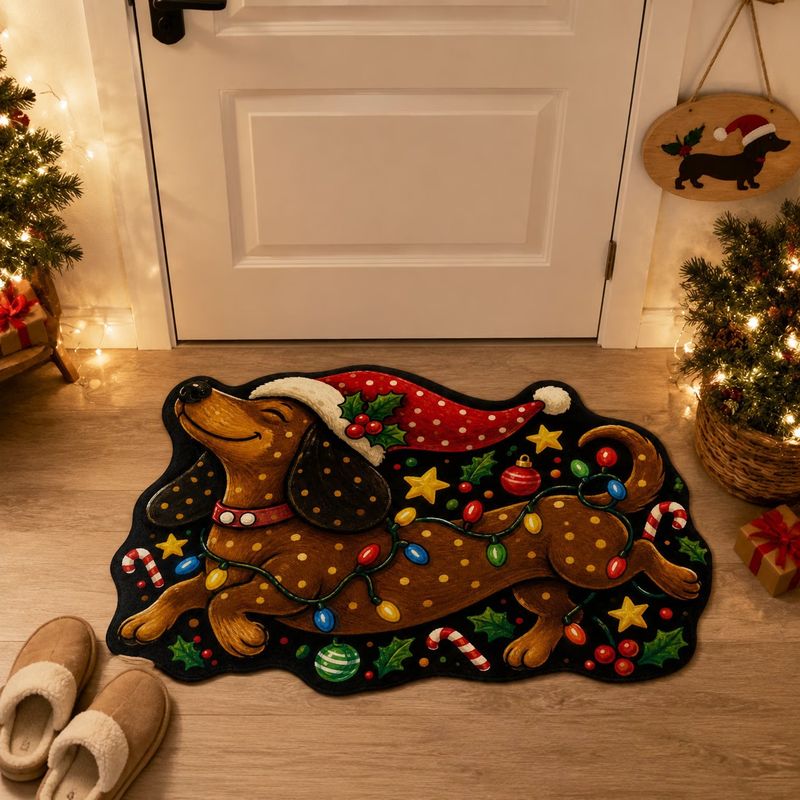 VIKAMA Świąteczna wycieraczka  – Home Bathroom Rugs recenzja i cena