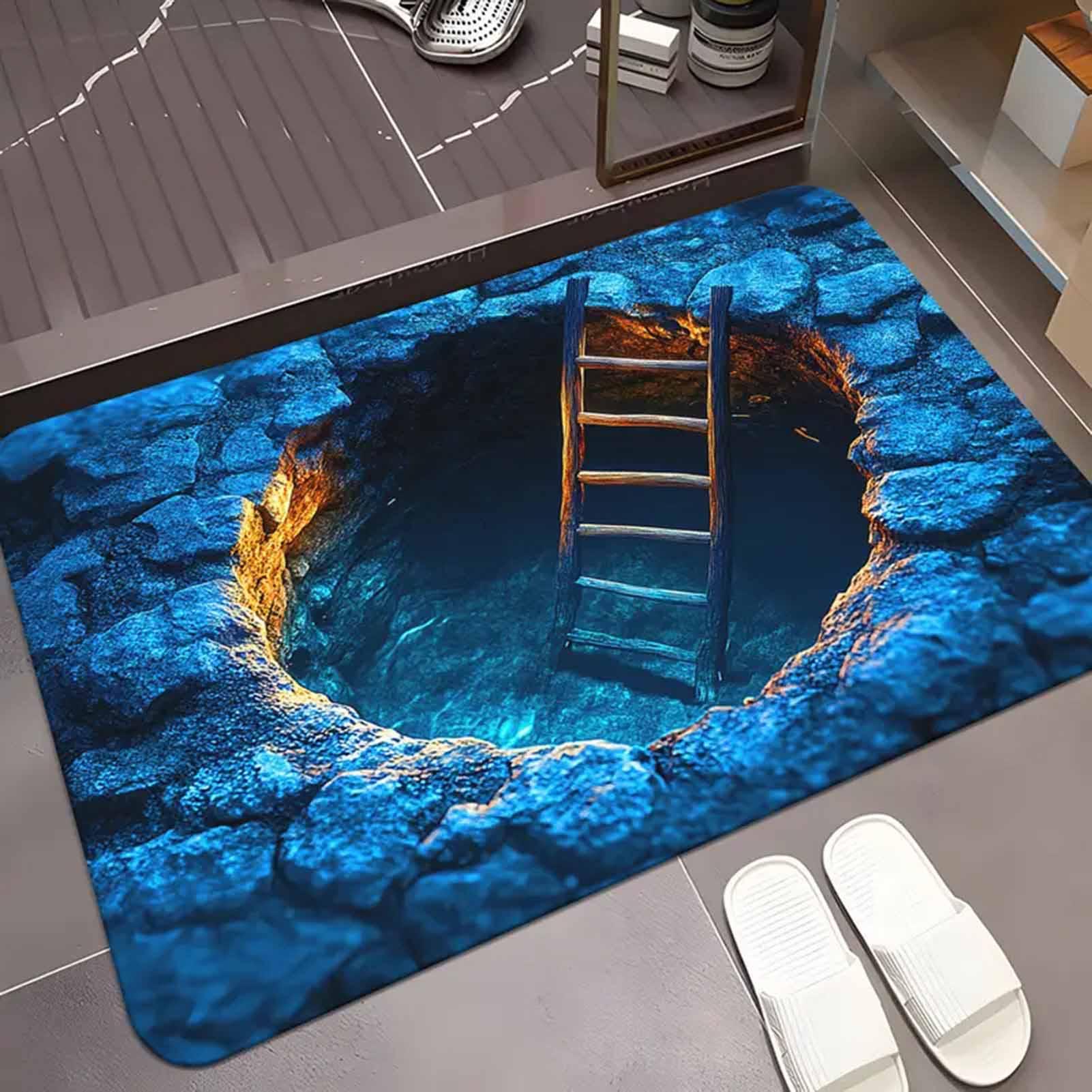 Dywan z efektem iluzji optyczn – Home Bathroom Floor Mats recenzja i cena