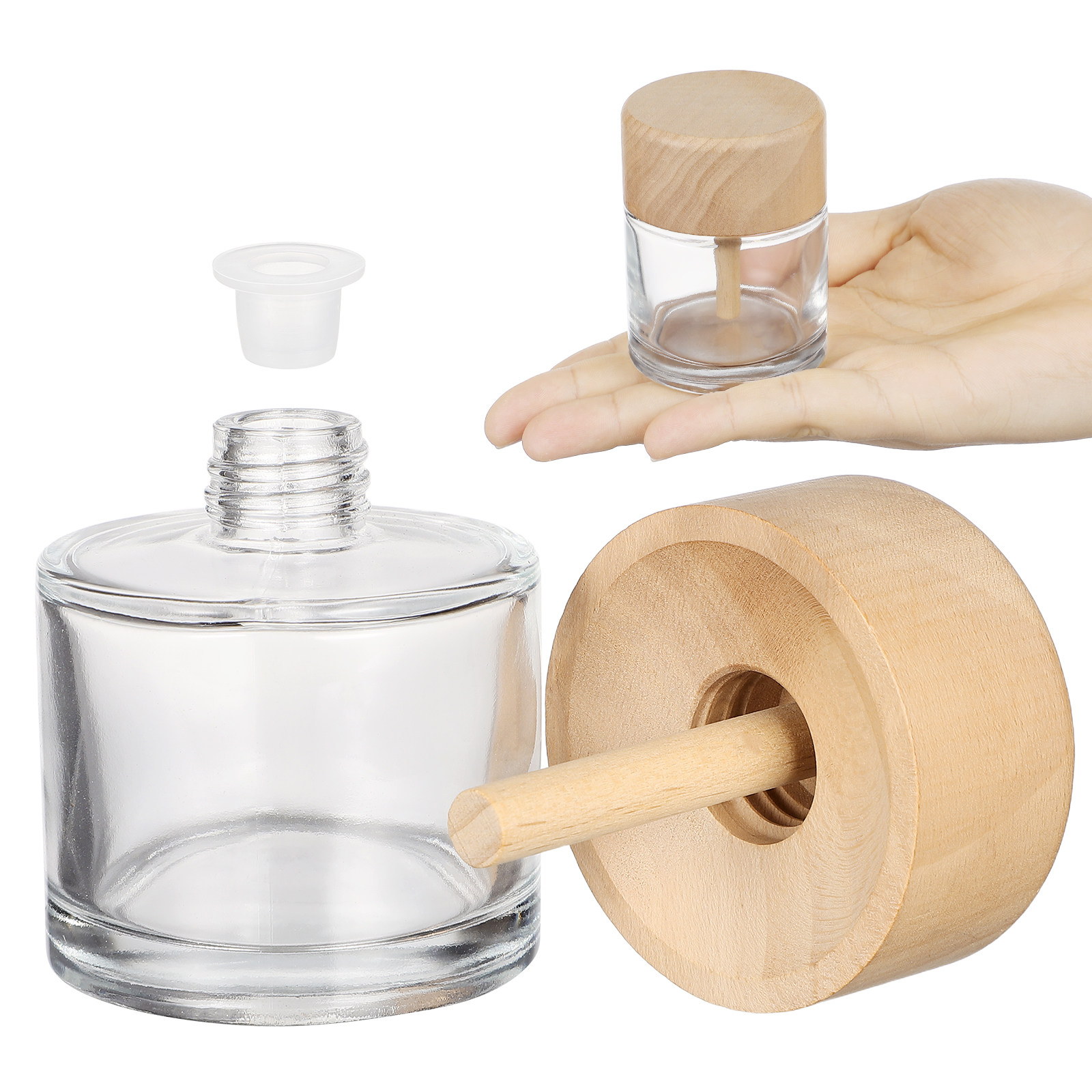 2 sztuki szklanych butelek z d – Home Bathroom Glass recenzja i cena